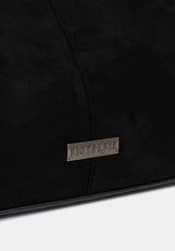 Ophelia Black Belted Shoulder Bag