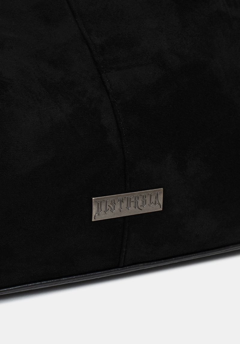 Ophelia Black Belted Shoulder Bag