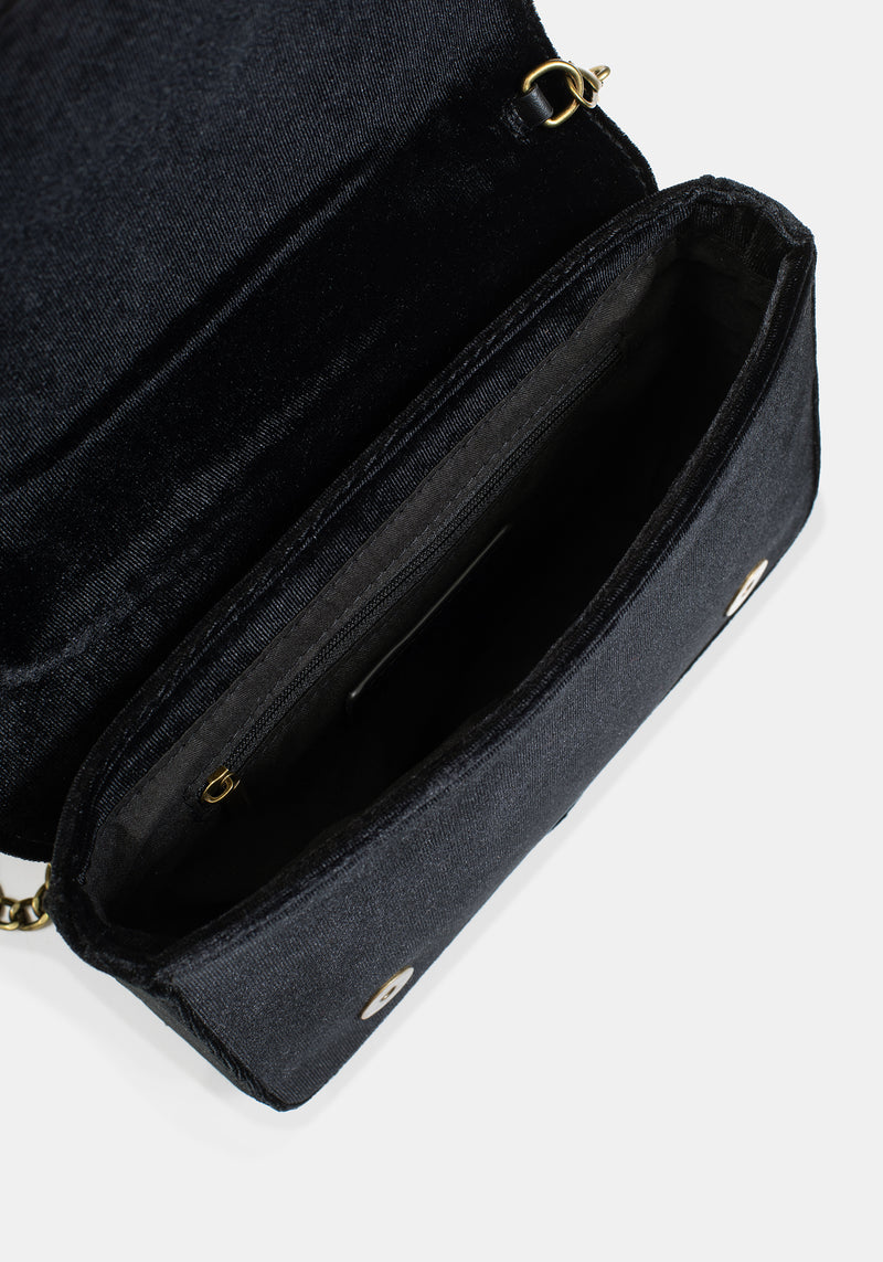 Kobra Snake Embroidered Crossbody Bag