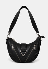 Colette Rat Zip Triangle Hardware Shoulder Bag