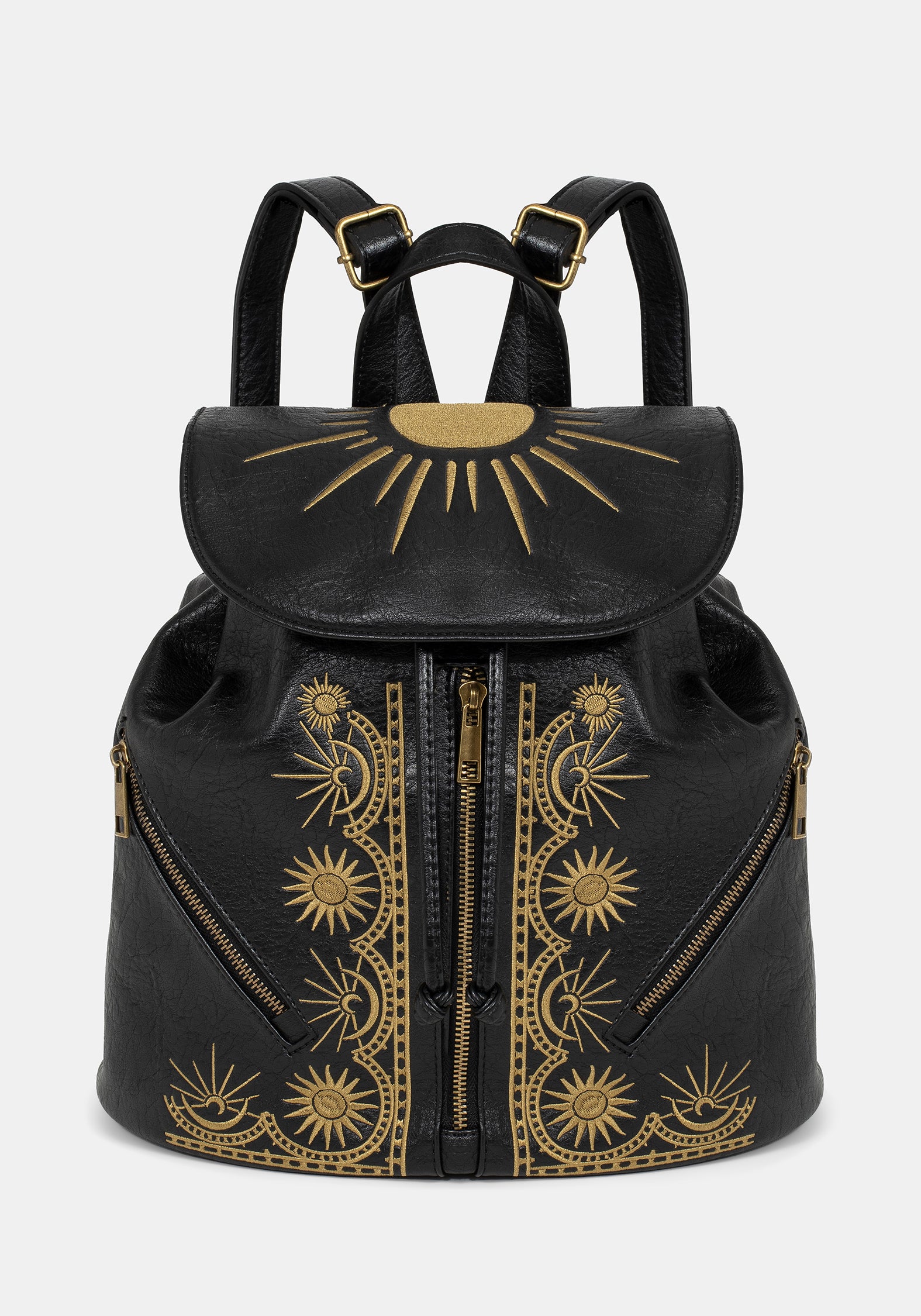 Lunara Celestial Embroidered Backpack