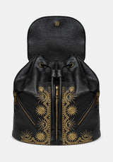 Lunara Celestial Embroidered Backpack