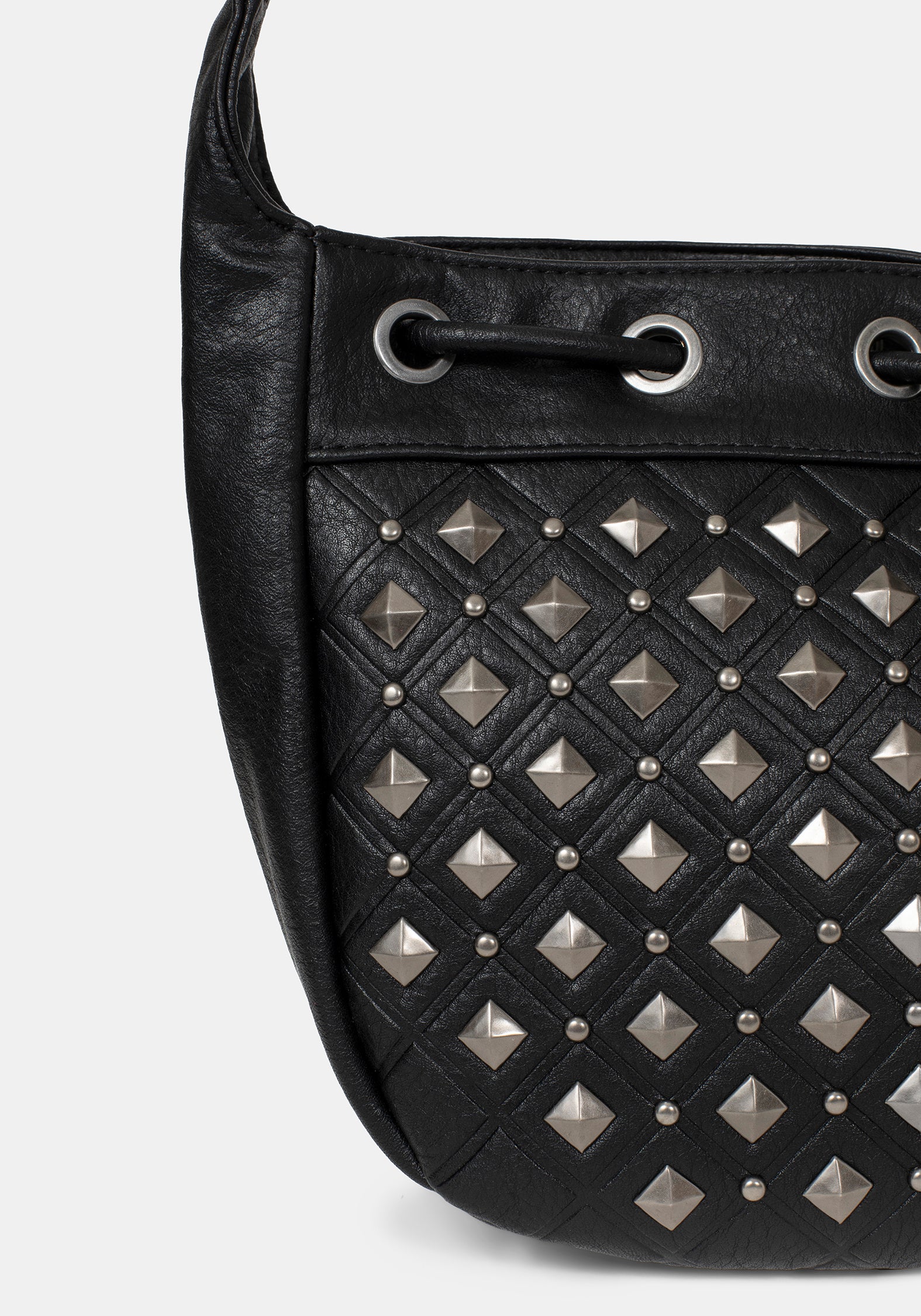Dolora Studded Bucket Bag