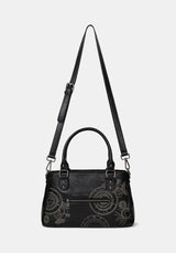 Asterielle Embroidered Rivet Handbag