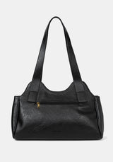 Rosamoth Buckle Shoulder Bag - Black