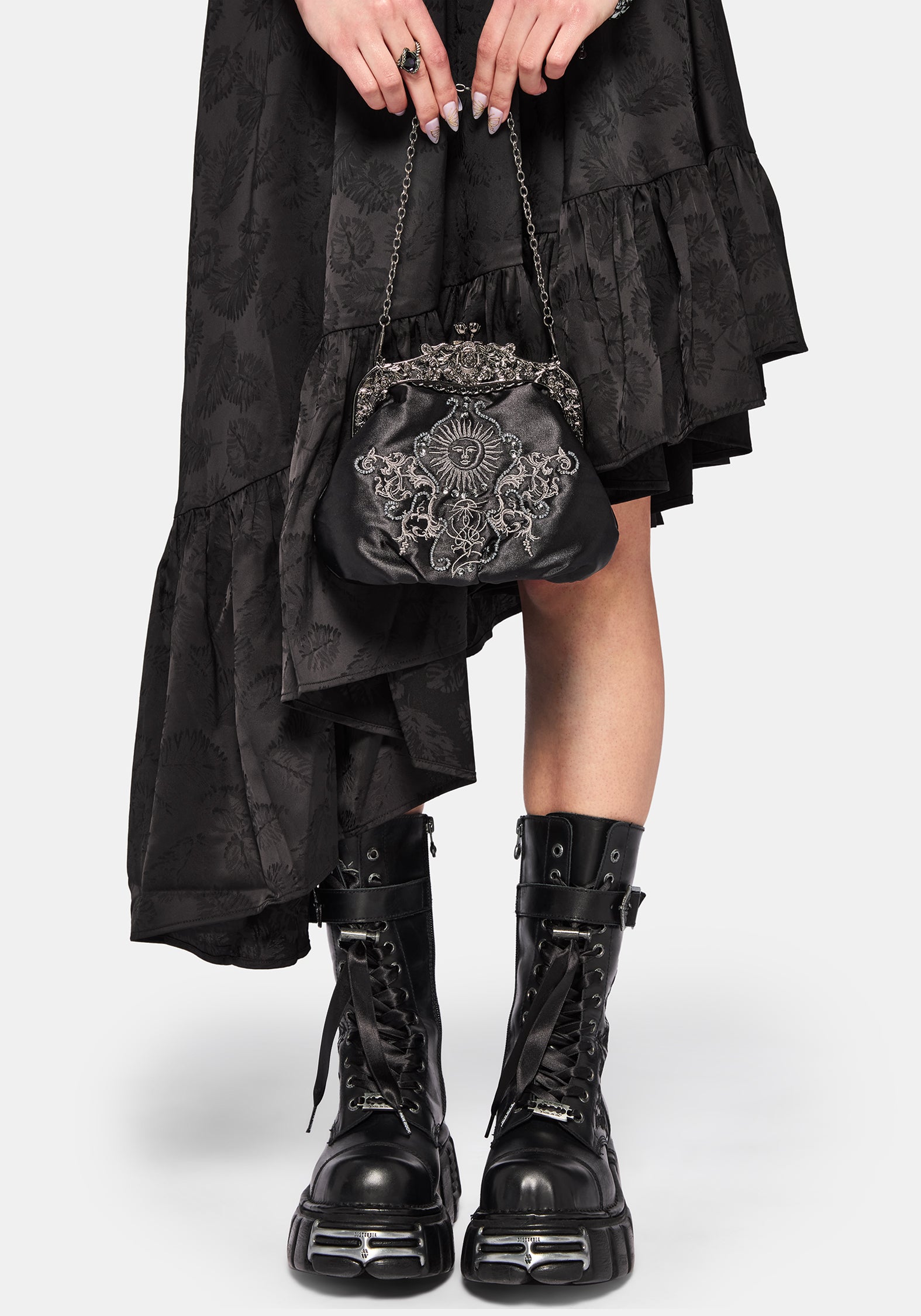 Gaia Celestial Print Pouch Bag
