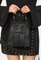 Ninelli Corset Kiss Lock Handle Bag