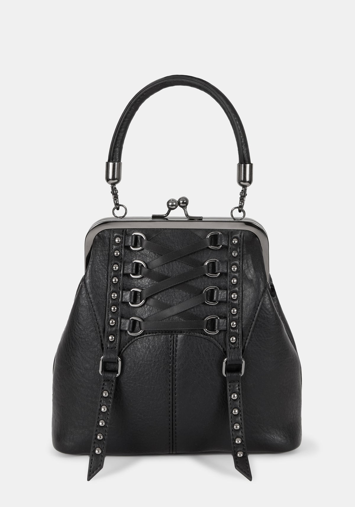 Ninelli Corset Kiss Lock Handle Bag