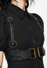 Agatha Cut Out Side Detail Harness
