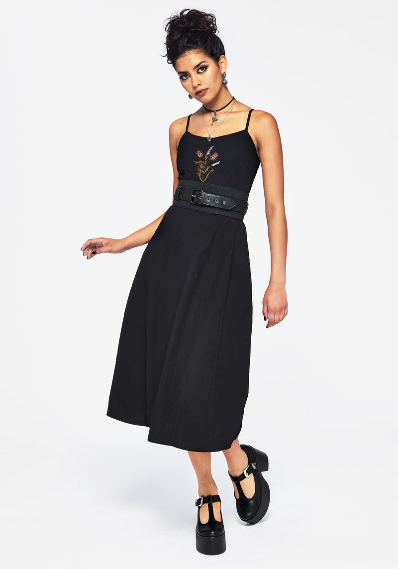 Eugenia Cross Cut Out Detail Faux Suede Waist Belt