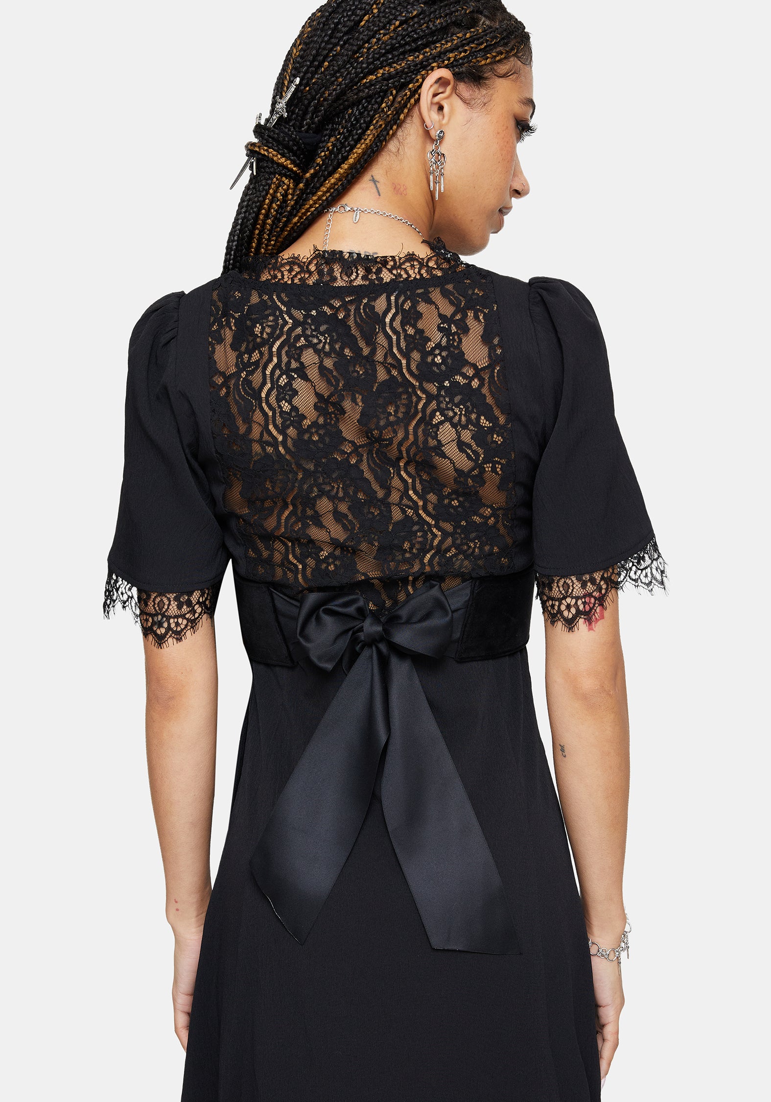 Morrigan Star Crossed Embroidered Waist Belt