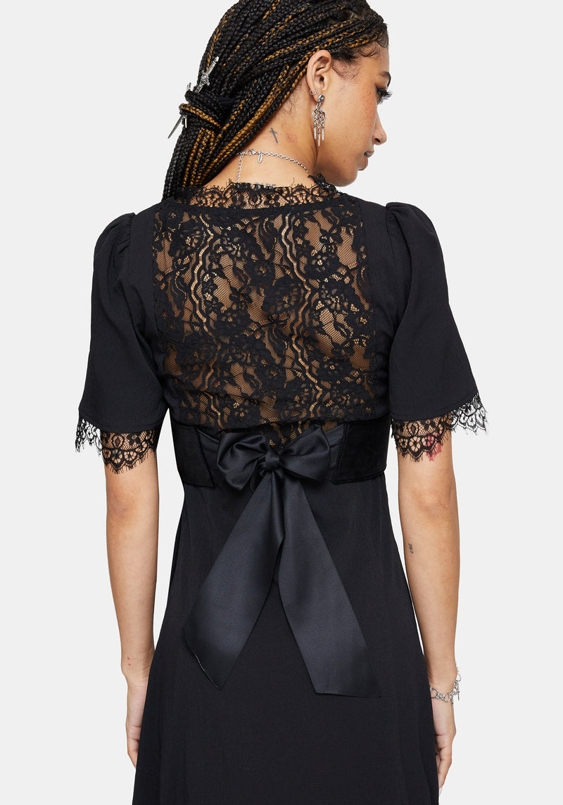 Morrigan Star Crossed Embroidered Waist Belt