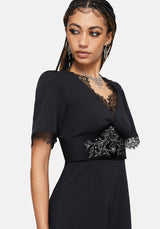 Morrigan Star Crossed Embroidered Waist Belt
