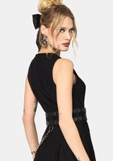 Kryne Eyelet Double Buckle Belt