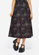Peaseblossom Celestial Midi Skirt
