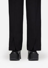 Thora Embroidered Front Split Tailored Trouser