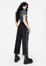 Plutone Spliced Check Straight Leg Trouser