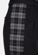 Plutone Spliced Check Straight Leg Trouser