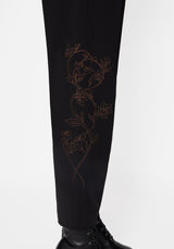 Renita Embroidered Tapered Tailored Trouser