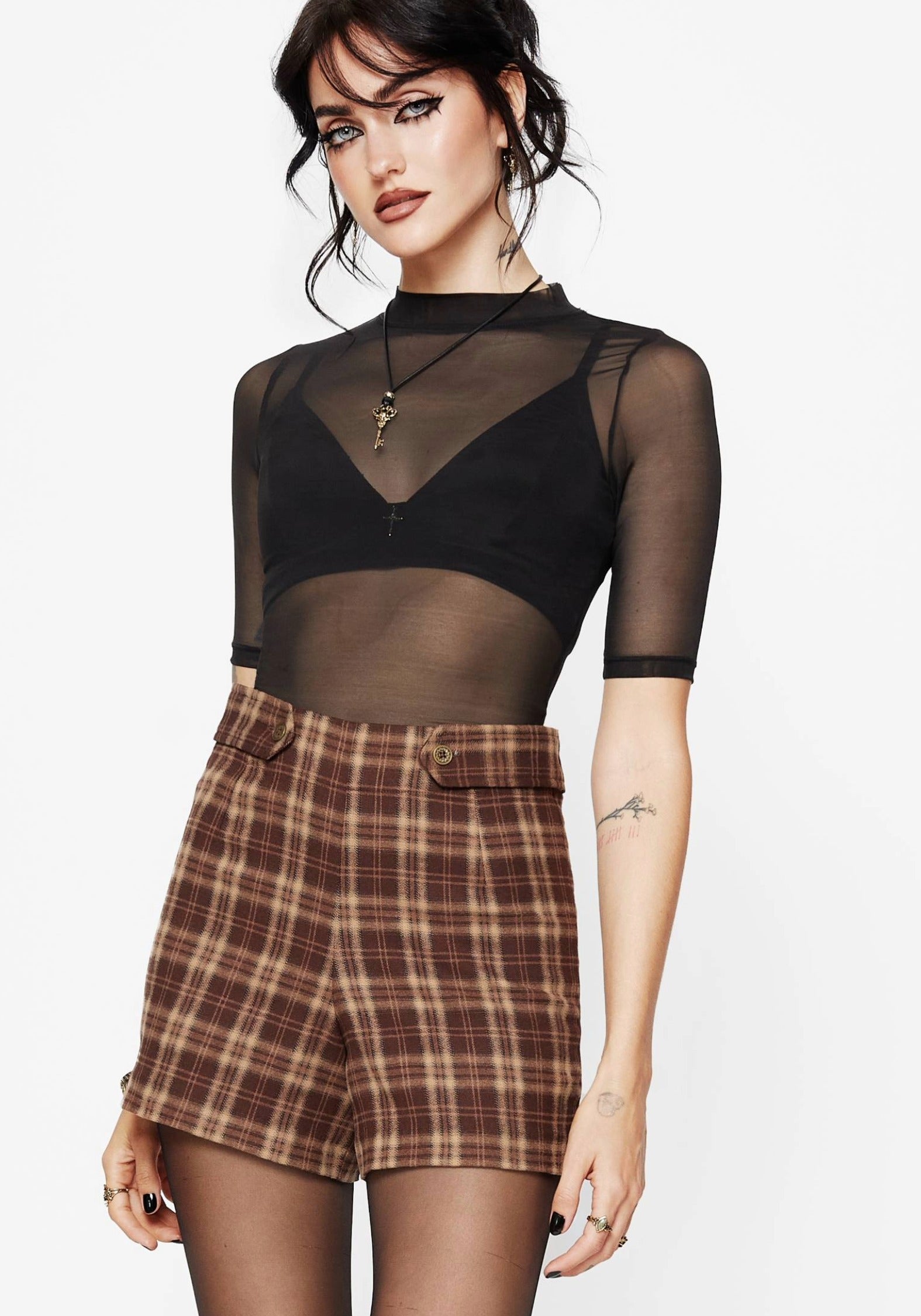 Milo Check Shorts
