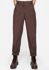 Marwood Acorn Embroidered Button Up Waist Balloon Trouser