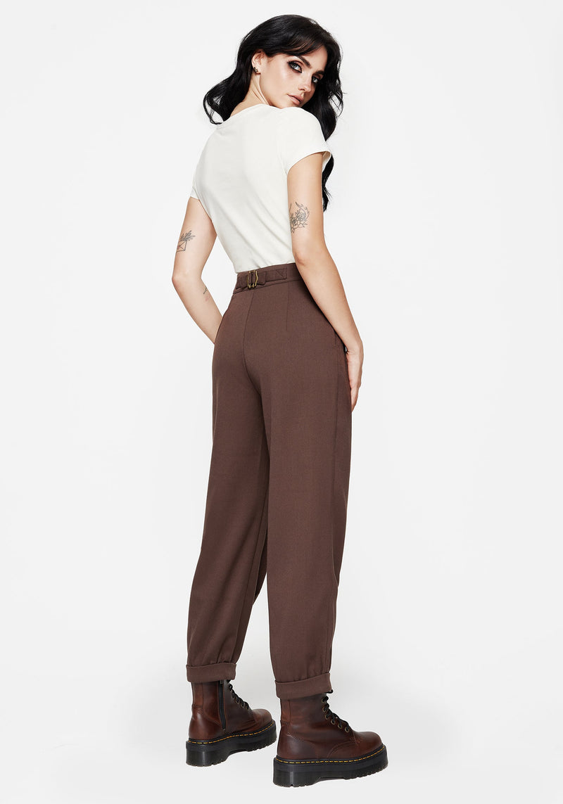 Marwood Acorn Embroidered Button Up Waist Balloon Trouser