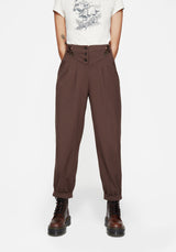 Marwood Acorn Embroidered Button Up Waist Balloon Trouser