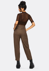 Sweetspire Check Tapered Trouser