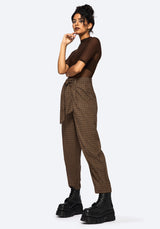 Sweetspire Check Tapered Trouser