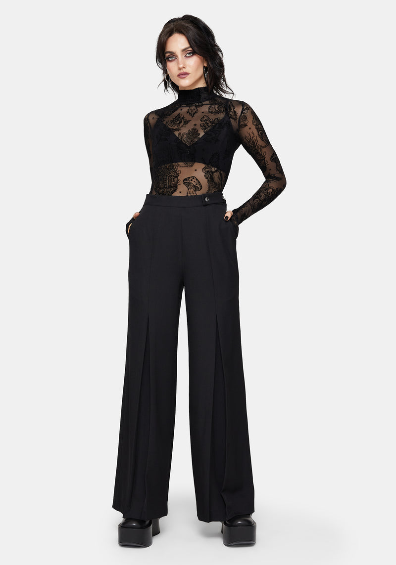 Iris Celestial Side Button Tailored Trousers