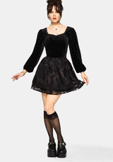 Spectre Layered Contrast Lining Mini Skirt