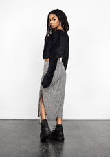 Binx Fluffy Relaxed V-Neck Cardi