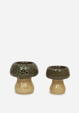 Nettunu Mushroom Tealight Holder (2 Piece Set)