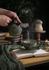 Konshu Floral Teapot and Teacup Set (3 Piece Set)