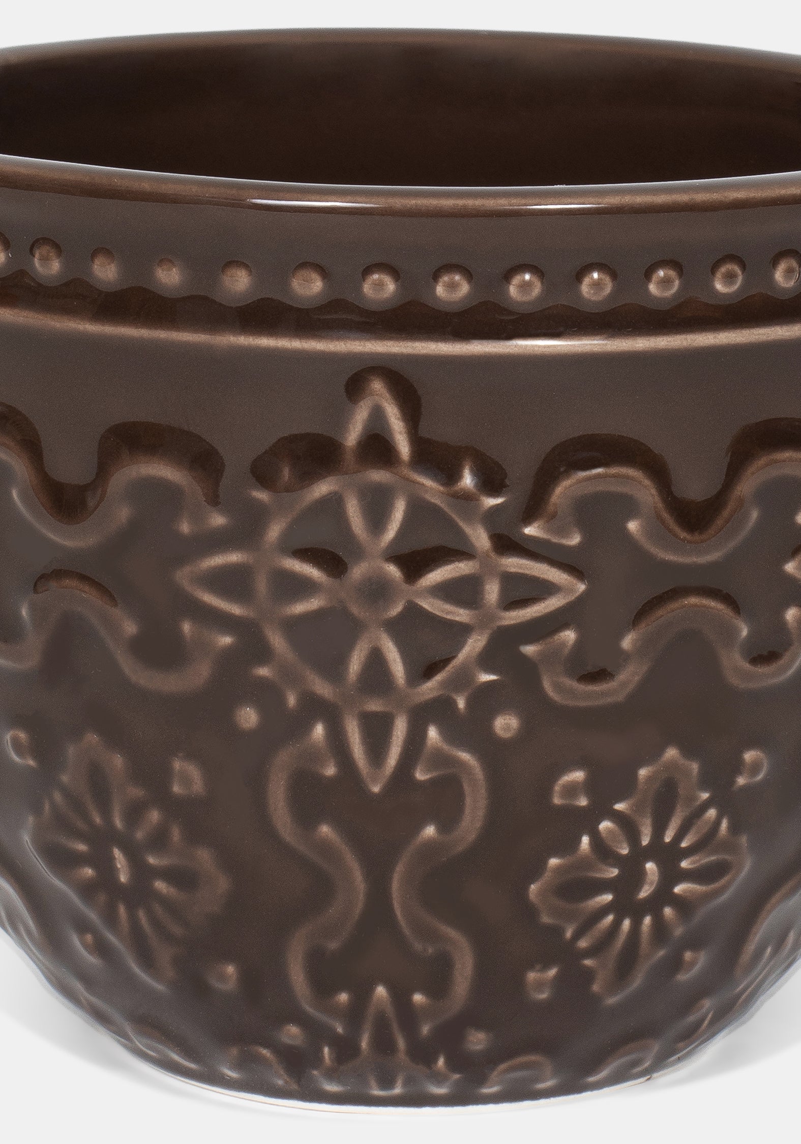 Ashwyn Witches Tile Debossed Mug (Brown)