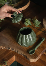 Wickhollow Gourd Trinket Bowl with Lid & Spoon