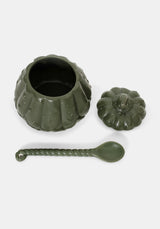 Wickhollow Gourd Trinket Bowl with Lid & Spoon