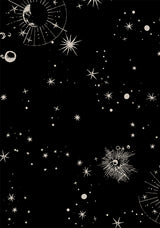 Comet Celestial Printed Handkerchief Hem Mini Dress