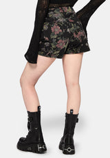 Poison Eden Print Denim Short 24" / EU 34