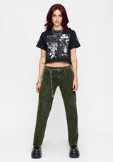 Narcissa Snake Print Low Rise Straight Leg Jean