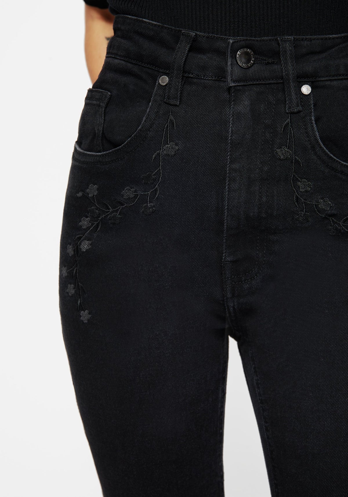 Vera Baby Boot Geteilt Saum Ausgestellt Jeans