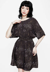 Peaseblossom Celestial Tie Back Mini Dress