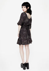 Peaseblossom Celestial Tie Back Mini Dress