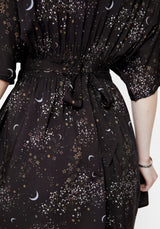 Peaseblossom Celestial Tie Back Mini Dress