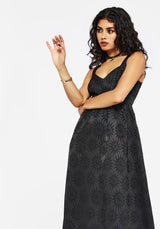 Semine Celestial Printed Cami Midi Dress