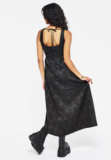 Semine Celestial Printed Cami Midi Dress