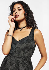 Semine Celestial Printed Cami Midi Dress