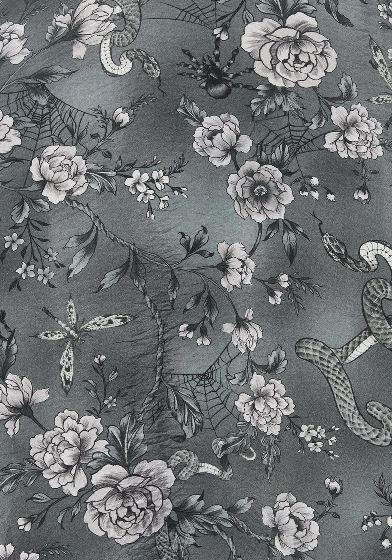 Meadow Floral Serpent Print Midaxi Skirt