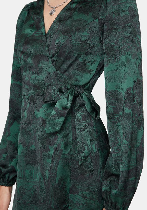 Solara Toile Print Maxi Dress