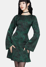 Solara Toile Print Mini Dress